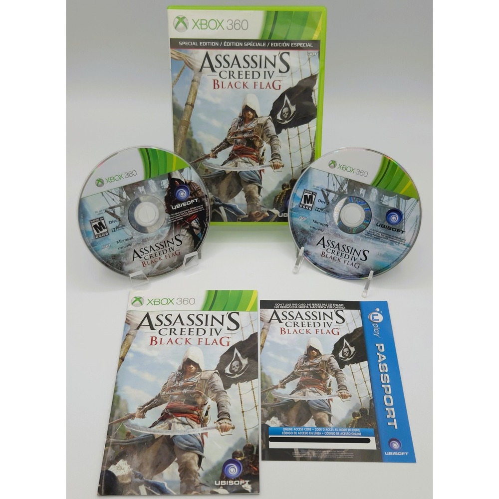 Assassin's Creed IV Black Flag - Special Edition - Xbox 360 - CIB - 2 Disc